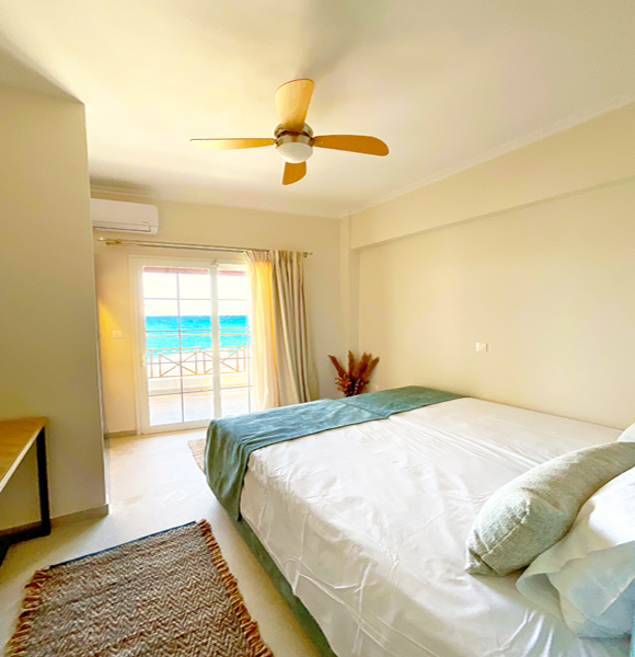 Suite with sea view - bedroom