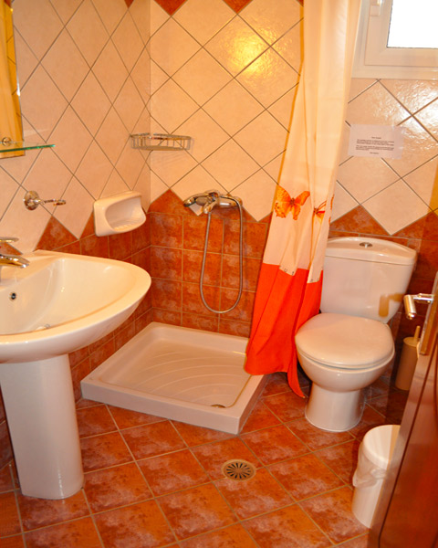 Corfu holiday apartments "Sophia". STUDIO - Bathroom